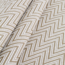 Ver imagem 5 de Tapete Sala Quarto Grande 2,00 X 3,00m Chevron Cru Artesanal 100% Algodão Rústico Geométrico Palha