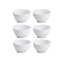 Ver imagem 1 de Jogo 6 Tigelas de Porcelana Branca Bowl 510ml Cumbuca Japonesa Bela Vista