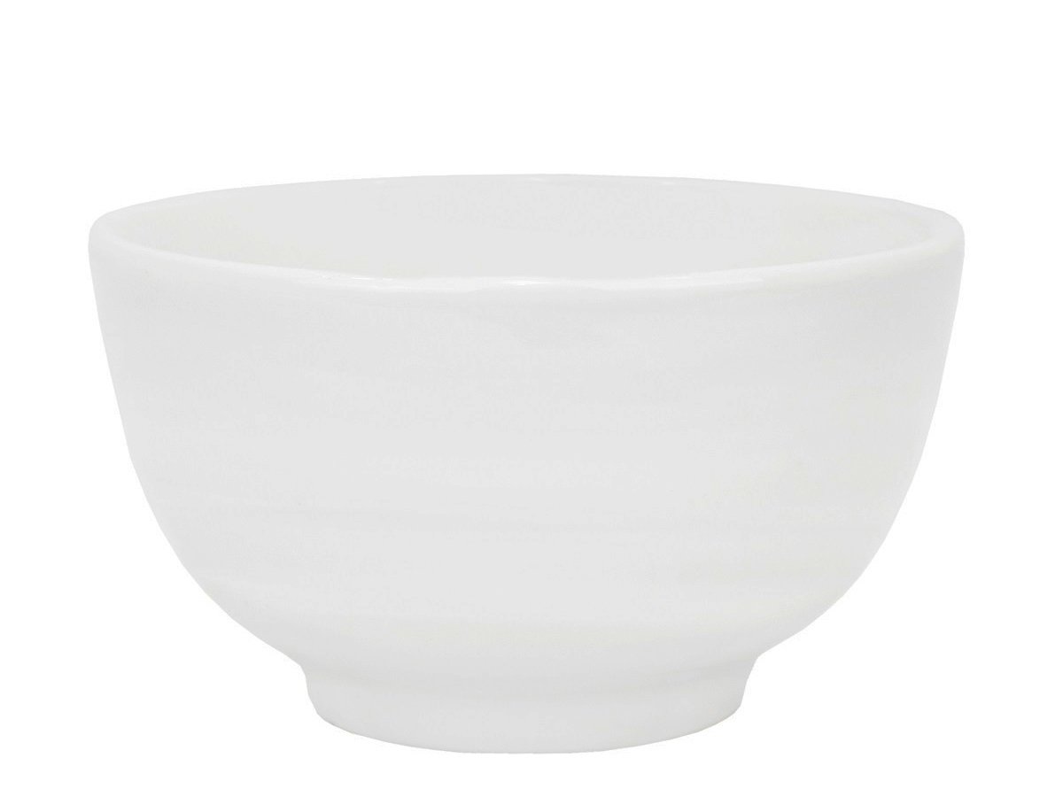 Jogo 6 Tigelas de Porcelana Branca Bowl 510ml Cumbuca Japonesa Bela Vista - 2