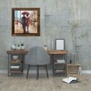 Ver imagem 2 de Quadro Decorativo Tela Emoldurada Rústica Casal B 75x75cm