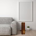 Ver imagem 2 de Abajur Grande de Chão ECLIPSE -:Marrom