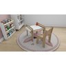 Mesa e Cadeira Infantil Educativa Evolutiva Montessori -cool - Carvalho - 5