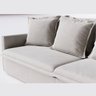 Sofá Cama Bariloche 2,20m em Linho Safira Off White - Home Mobily - 3