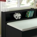 Ver imagem 2 de Cama Bicama Estante com Kit Luz Bb-28-29 Preto