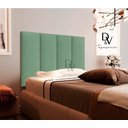 Ver imagem 2 de Cabeceira Premium Estofada Cama Box Solteiro - Verde Menta
