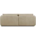 Ver mais imagens de Sofá 3 Lugares para Sala de Estar Living Orgânico 256cm Eliot L06 Couro Bege Areia - Lyam Decor