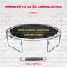 Lona de Salto para Cama Elástica Pula Pula 4,30 M para 72 Molas Planet Kids Brinquedos - 2