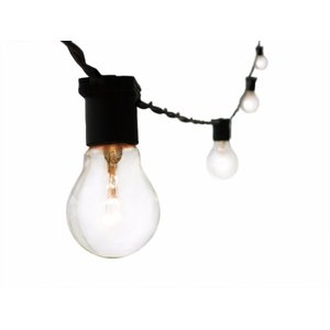 Varal de Luzes Cordão de Iluminação Gambiarra Lâmpada 20M Pt