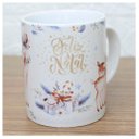 Ver imagem 2 de Kit 2 Canecas Natalinas Feliz Natal em Cerâmica 350ml