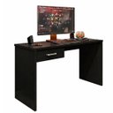 Ver imagem 1 de Mesa Gamer Compacta com 1 Gaveta para Escritório Drx-9000 Preto