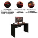 Ver imagem 2 de Mesa Gamer Compacta com 1 Gaveta para Escritório Drx-9000 Preto