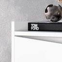 Ver imagem 7 de Aparador Buffet Merlin - 2 Portas com Pés Retrô em Mdf-mdp Branco - Movelove Branco