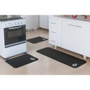 Ver imagem 1 de Jogo de Tapetes para Cozinha 3 Peças Antiderrapante Bordado Chef Oásis