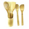 Jogo de talheres Conjunto Para Cozinhar De Bambu 6 Peças - 1