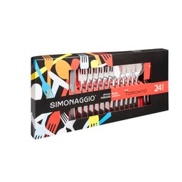 Faqueiro com 24 peças - Inox - Toronto - 2