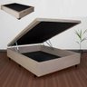 Cama Box Baú Casal Suede 138x188 Bege - 2