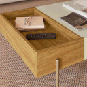 Ver imagem 3 de Mesa de Centro com Bandeja Integrada Dennis Cumaru/Opala