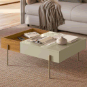Ver imagem 2 de Mesa de Centro com Bandeja Integrada Dennis Cumaru/Opala