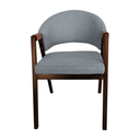 Ver imagem 3 de Kit 4 Cadeira Jantar Madeira Maciça Hélen Compose Facto Ocre Cor do Assento:cinza Linho;cor da Estru