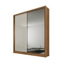 Ver imagem 1 de Guarda Roupa Virtus 2 Portas 3 Gavetas com Espelho Novo Horizonte Cumaru/Fendi