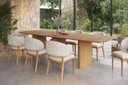 Ver imagem 4 de Mesa de Jantar Orgânica Tivoli 320cm X 110cm 10 Lugares Lamina Cinamomo Mel