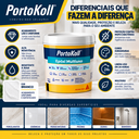 Ver imagem 4 de Kit 8 Rejunte Multiuso Epóxi Branco Porto Koll 1kg