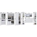 Ver imagem 2 de Quarto Home Office Alpes 11 Portas 7 Gavetas MDP 165cm Branco Luciane Móvei