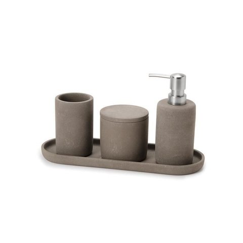 Kit para Banheiro em Cimento - 4 Pcs Mart