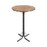 Mesa de Bar Bistrô Nobre Eco Redonda - Madeira - 1