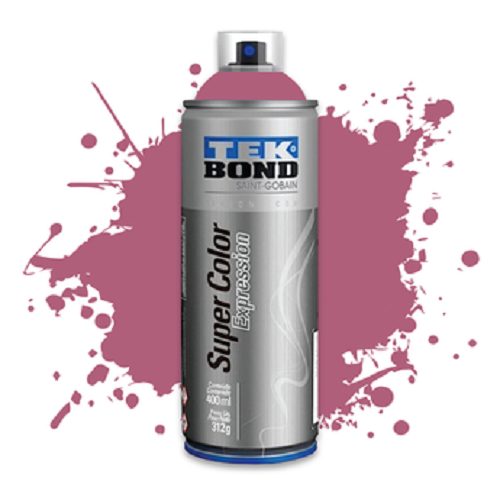 Tinta Roch TINTA SPRAY STREET ART ROXO MÉDIO 400ML/312G TEKBOND | MadeiraMadeira