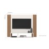 Painel Demadero P/tv de até 40 - Off White/natural - 5