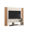 Ver imagem 4 de Painel de Tv até 40 Polegadas Suspenso com Nichos Organizadores e Decorativo Elegante