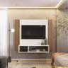 Painel Demadero P/tv de até 40 - Off White/natural - 1