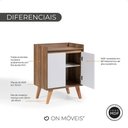 Ver imagem 4 de Aparador Buffet 60cm Retro Mdf Freijo Madri - On Móveis