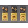 Kit com 6 Fone de Ouvido Universal Emoji Emoticons Estéreo - 5