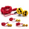 Kit com 6 Fone de Ouvido Universal Emoji Emoticons Estéreo - 1