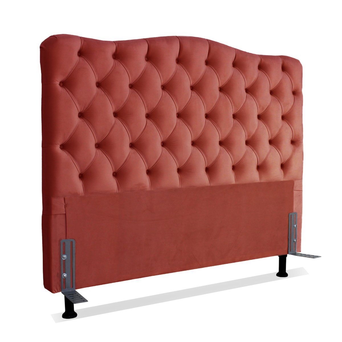 Cabeceira Para Cama Box Queen 1,6 M Realeza:Suede Vermelho