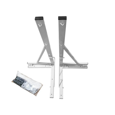 Varal Articulado Estilo Mao Francesa Reforçado Branco