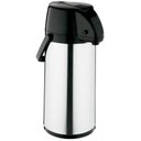 Ver imagem 1 de Garrafa Térmica Exclusiva 1,9 Litros Inox e Preto Soprano