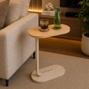 Ver imagem 3 de Mesa Apoio Lateral Sofá Cama Madeira MDF Home Office Sala