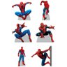Kit 7 Peças Displays Chão e Mesa Homem Aranha - 7