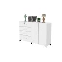 Ver imagem 1 de Cômoda Br com Rodízios Cor Branco