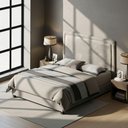 Ver imagem 5 de Cabeceira Cama Box Queen Size Alba 160cm com Frame Veludo Bege - Desk Design
