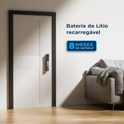 Fechadura Digital de Embutir Samba Esf-de6100i Preta Elsys - 8