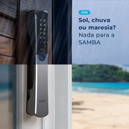 Fechadura Digital de Embutir Samba Esf-de6100i Preta Elsys - 7