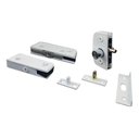 Ver imagem 4 de Kit 01 Instalação Porta de Vidro Pivotante V/a - Branco - Aluminio