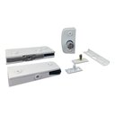 Ver imagem 2 de Kit 01 Instalação Porta de Vidro Pivotante V/a - Branco - Aluminio