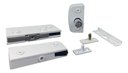 Ver imagem 1 de Kit 01 Instalação Porta de Vidro Pivotante V/a - Branco - Aluminio