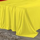 Ver imagem 2 de Jogo de Cama Casal Viúva Nobre 4 Peças Malha 100% Algodão - Amarelo / Vermelho