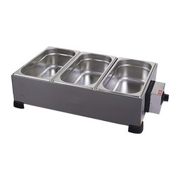 Derretedeira Industrial 3 Cubas 3,3kg Dr2 Marchesoni Banho-maria Multiuso Inox 110v - 1